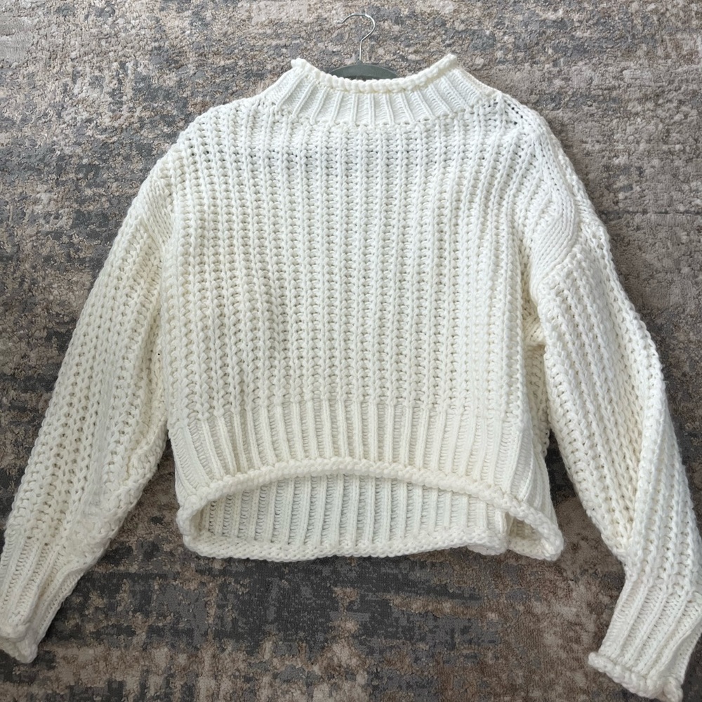 White Knit Sweater